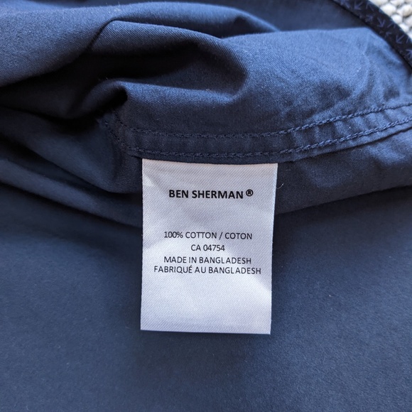Ben Sherman Long Sleeve Shirt - Men's, Blue SM - Picture 7 of 8
